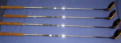 Lot 40 - Four Ping Karsten Golf Woods, No's 1, 3, 5 & 7, with covers