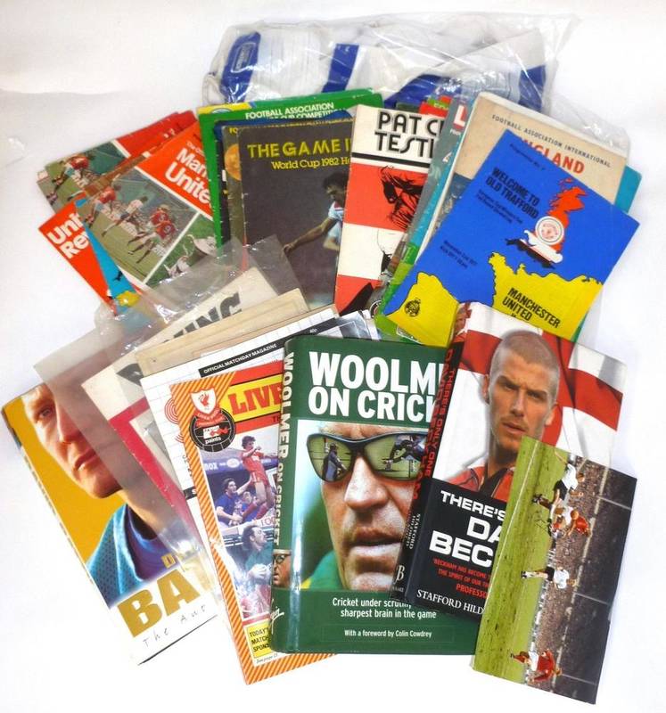 Lot 59 - Football Memorabilia, comprising programmes, including Manchester United domestic and European...