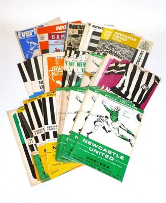 Lot 66 - Newcastle United Football Programmes, including Inter Cities Fairs Cup 1969 semi and home...