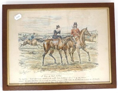 Lot 83 - After George Finch Mason - Comic Hunting Scenes, a set of seven hand coloured prints, published...