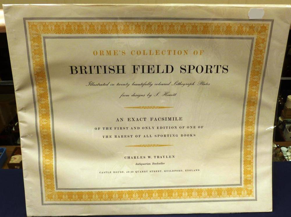 Lot 134 - Orme's Collection of British Field Sports, an Exact Facsimile, twenty lithographic plates from...