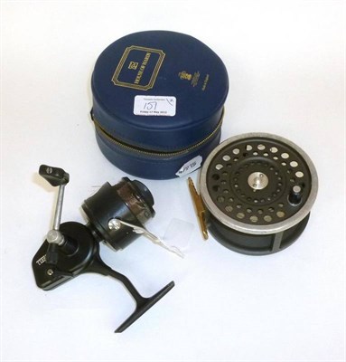 Lot 151 - Mixed Tackle, including a Hardy 'Marquis Salmon No.3' reel,  in a leather zip case, a Mitchell 206S