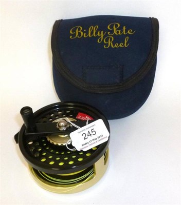 Lot 245 - A Billy Pate 'Tarpon' Fly Reel, by The Tibor Reel Corp, in nylon case