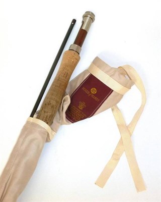 Lot 277 - A Hardy 2pce 9 1/2ft 'Viscount No.7' Carbon Fly Rod, serial number IKV176132, in silk bag and...