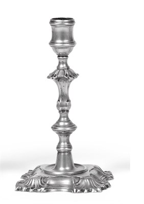 Lot 439 - A Matched Set of Four George II Cast Silver Candlesticks, John Cafe, London 1749, 1750, 1754...