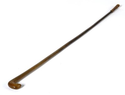 Lot 251 - A Rhinoceros Horn Riding Crop, Edwardian, circa 1910, 62cm long, gross weight 64g See illustration