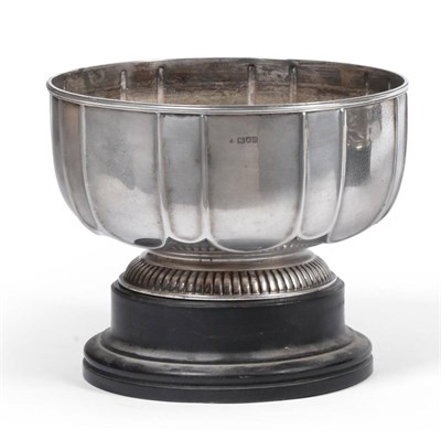 Lot 445 - An Edwardian Silver Rose Bowl, London 1907, circular, with eight wide and eight narrow arched...