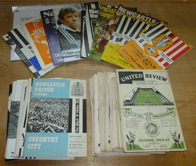 Lot 25 - A Collection of One Hundred and Thirty One Newcastle United F.C. Home Programmes from 1954 to 1998