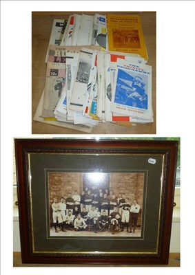 Lot 31 - A Collection of 1960's and 70's Rugby League Programmes, together with a framed print of a...