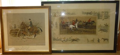 Lot 48 - Charles Johnson Payne (Snaffles) - "A Point to Point - The Big Fence - Slap at it for the Honour of