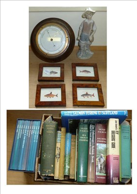 Lot 83 - A Collection of Fishing Books, including a boxed set of Maps of Yorkshire Rivers 1988, one...