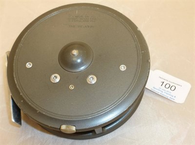 Lot 100 - A Hardy 4inch Alloy 'St.John' Fly Reel, with black handle, pierced drum, two screw drum latch,...