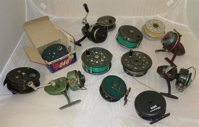 Lot 140 - Eleven Mixed Reels, including Young's 'Pridex' and 'Condex', Shakespeare 'Super Condex' and...