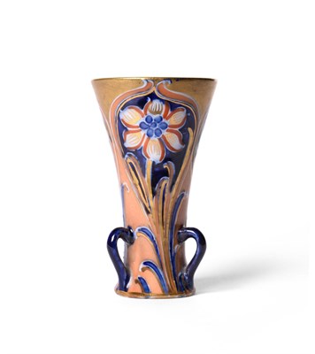 Lot 480 - A William Moorcroft Macintyre Florian Ware Alhambra Pattern Miniature Vase, circa 1903, in...