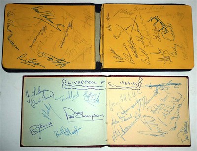 Lot 31 - An Autograph Book Containing the Signatures of Liverpool Football Clubs First F.A. Cup Winning...