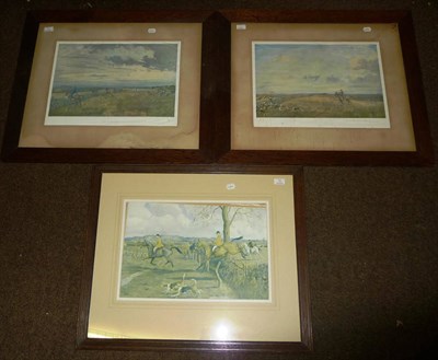 Lot 73 - After Lionel Edwards - 'The Buccleuch' and 'With the Buccleuch', a pair of unsigned colour...