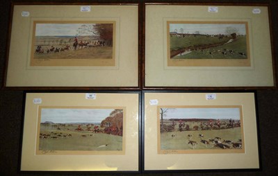 Lot 86 - Cecil Aldin - Hunting Countries of England:- The Warwickshire - Who-Whoop at Shuckburgh and The...