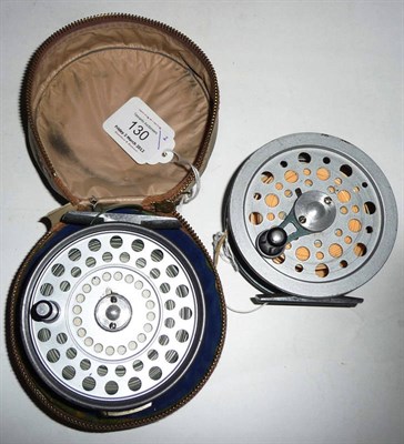 HARDY 3 1/4″ MULTIPLYING L.R.H. LIGHTWEIGHT TROUT FLY REEL + SPARE SPOOL –  Vintage Fishing Tackle