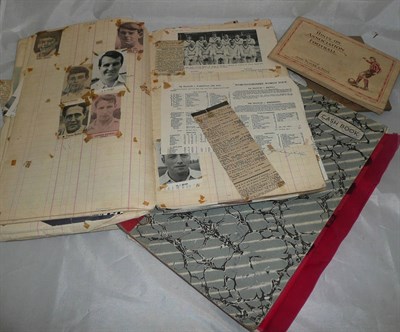 Lot 13 - Two Albums of Signed News Cuttings of English County Cricketers, including teams and...