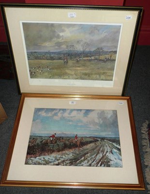 Lot 68 - After Lionel Edwards - The Blackmoor Vale Hunt, colour print, limited edition 91/300 with...