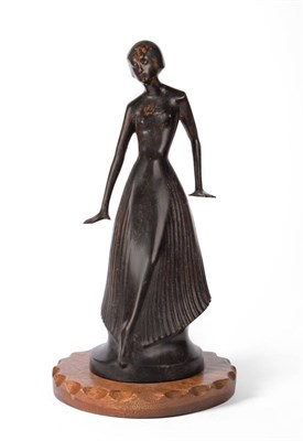 Lot 537 - Thomas (Theo) Andreas Vos (Dutch, 1887-1948): A Patinated Bronze Figure, circa 1925, modelled...