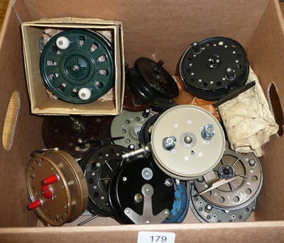 Lot 179 - Seventeen Centrepin Reels, including a Grice & Young 'Orlando III' & 'Avon Royale',...