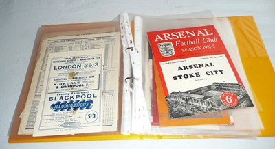 Lot 26 - Thirty Two Football Programmes from the Late 1940's and Early 1950's, including Scotland v...