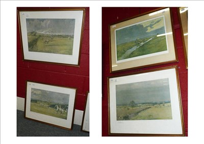 Lot 38 - Lionel Edwards - `The Fernie (Sheepthorns), photographic colour print, 49cm by 62cm; `The...