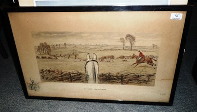 Lot 58 - Charles Johnson Payne (Snaffles) - 'The Finest View in Europe',  colour print laid down, signed...