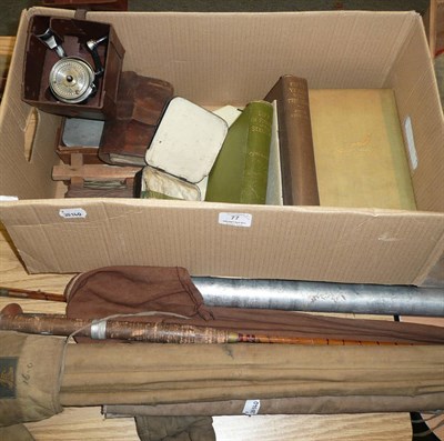 Lot 77 - Mixed Tackle, including an Illingworth No.4 Mk.II Salmon Reel in stiff card box, fly wallet and...