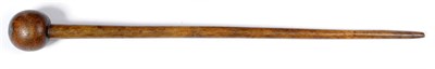 Lot 169 - A Rhinoceros Horn Knobkerrie (Club), Zulu, South Africa, circa 1880-1900, length 73.5cm, weight...