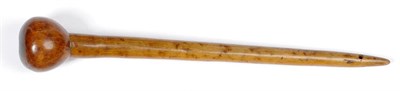 Lot 174 - A Rhinoceros Horn Knobkerrie (Club), South Africa, circa 1880-1900, length 40cm, weight 296g...