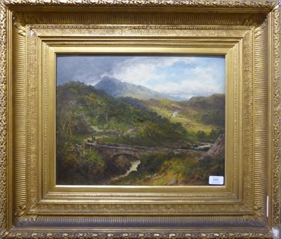 Lot 685 - Benjamin Williams Leader RA (1831-1923)   "Moel Siabod, North Wales " Signed, oil on board, 34cm by