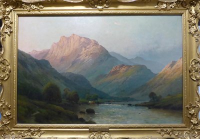 Lot 688 - Alfred Fontville de Breanski Jnr. (1877-c.1945)   "On a West Highland River " Signed, oil on...