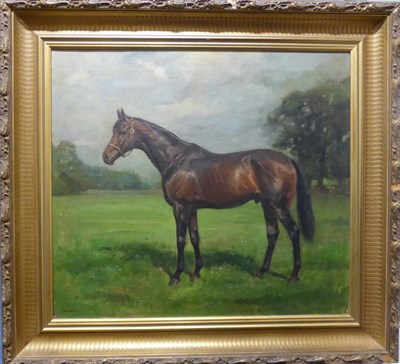 Lot 696 - Alfred Grenfell Haigh (1870-1963)  "Solario " - Standing in a landscape Signed, inscribed and dated