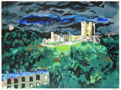 Lot 716 - John Piper CH (1903-1992)  "Conisbrough Castle - South Yorkshire " Signed and numbered 62/100,...