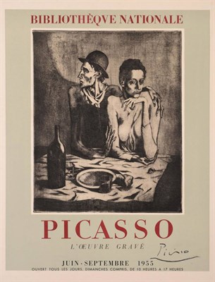 Lot 717 - After Pablo Picasso (1881-1973) Bibliothèque Nationale  "Picasso L'oeuvre Gravé " Juin-Septembre