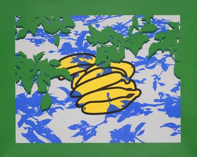 Lot 727 - Patrick Caulfield CBE, RA (1936-2005)  "Banana with Leaves " Signed in pencil and numbered...