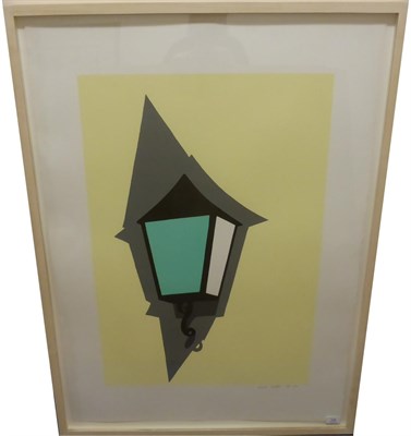 Lot 728 - Patrick Caulfield CBE, RA (1936-2005)  "Wall Lamp " Signed in pencil and inscribed A/P 1/10,...