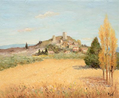 Lot 766 - Marcel Dyf (1899-1985) French   "Eygalières " Signed, oil on canvas, 44.5cm by 54cm  Provenance: E