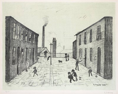 Lot 823 - After Laurence Stephen Lowry RA (1887-1976)  "Francis Terrace, Salford " Signed in pencil and...