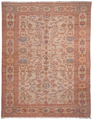 Lot 834 - Good Ziegler Mahal Design Carpet Iran, modern The ivory field with an all over design of...