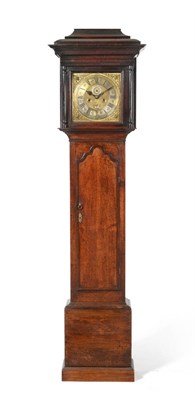 Lot 900 - An Oak Eight Day Longcase Clock, signed Savage, Clifton, circa 1740, caddied pediment, arched...