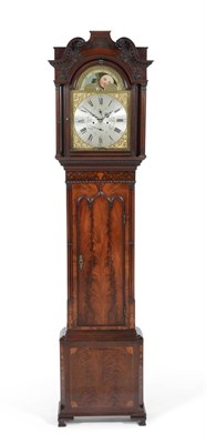 Lot 902 - A Good Mahogany Eight Day Longcase Clock, signed William Kirk, Stockport, circa 1780, swan neck...