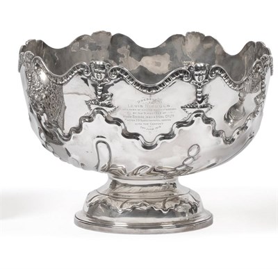 Lot 312 - A Victorian Silver Rose Bowl, Ackroyd Rhodes, Manoah Rhodes & Sons Ltd, London 1898, the...