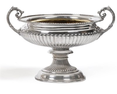 Lot 313 - A Victorian Silver Pedestal Bowl, Mappin & Webb (John Newton Mappin), London 1898, in the form of a