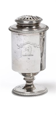 Lot 354 - A Set of Four George III Silver Pepperettes, Rebecca Emes & Edward Barnard I, London 1810, the...