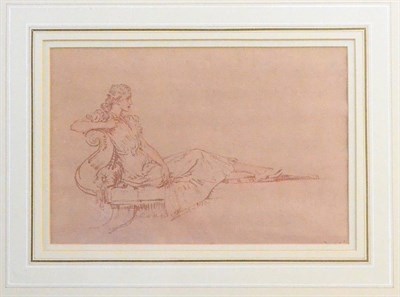 Lot 624 - Sir William Russell Flint RA, PRWS, RSW, ROI, RE, NS (1880-1969) Scottish  Reclining figure on...