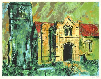 Lot 706 - John Piper CH (1903-1992)  "Holme, Nottinghamshire " Signed in pencil and numbered 2/70...