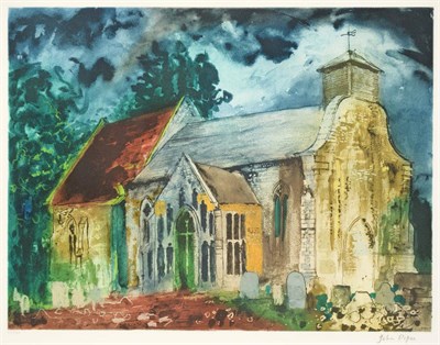 Lot 707 - John Piper CH (1903-1992)  "Bridgham Parish Church, Norfolk " Signed in pencil and numbered...